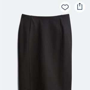Liverpool Classic Black Pencil Skirt